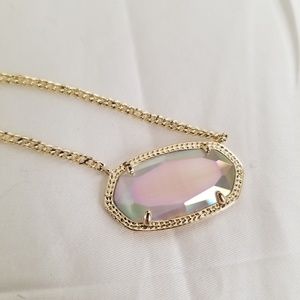 Kendra Scott iridescent slate and gold Dylan